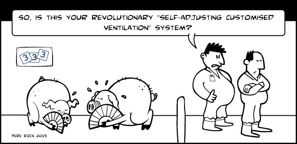 Self-adjusting customised ventilation