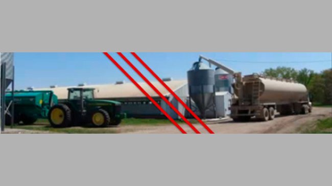 Separation between feed and effluent is essential to control PEDV