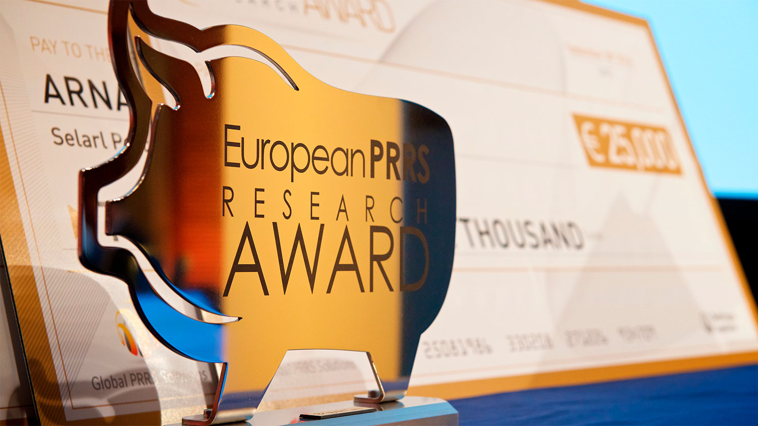 The 2016 European PRRS Research Awards were presented in Prague
