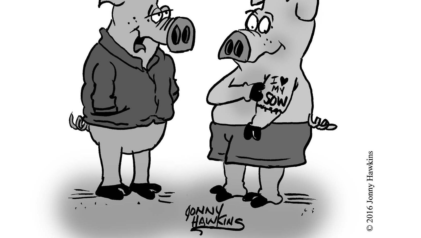 "Nice Tatoo, Albert."
