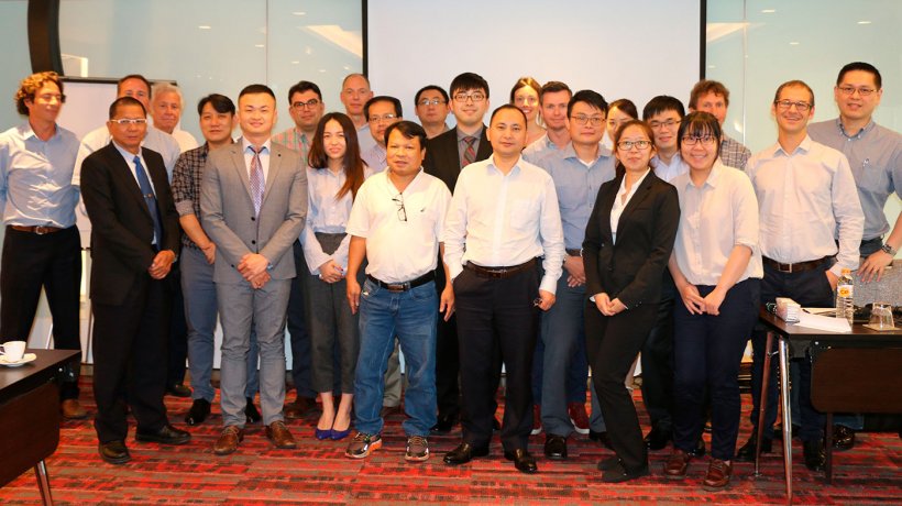 Group picture from the Asian Distributor Meeting
