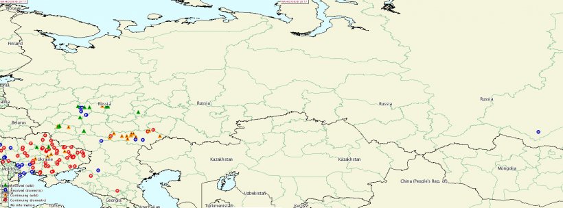 In Russia, the ASF has reached the oblast of Irkutskaya.
