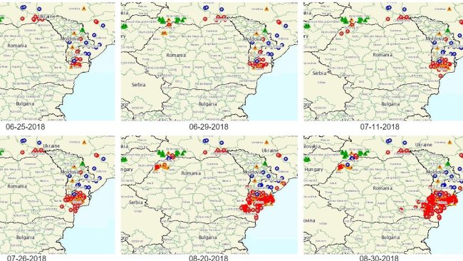 Image 1. ASF progress in Romania. Source: OIE