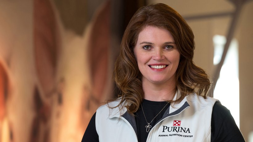 Stacie Crowder, lead swine nutritionist at Purina Animal Nutrition
