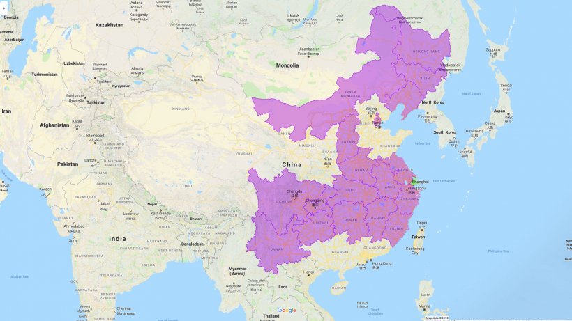 With Shanghai, there are already 19 affected areas.

