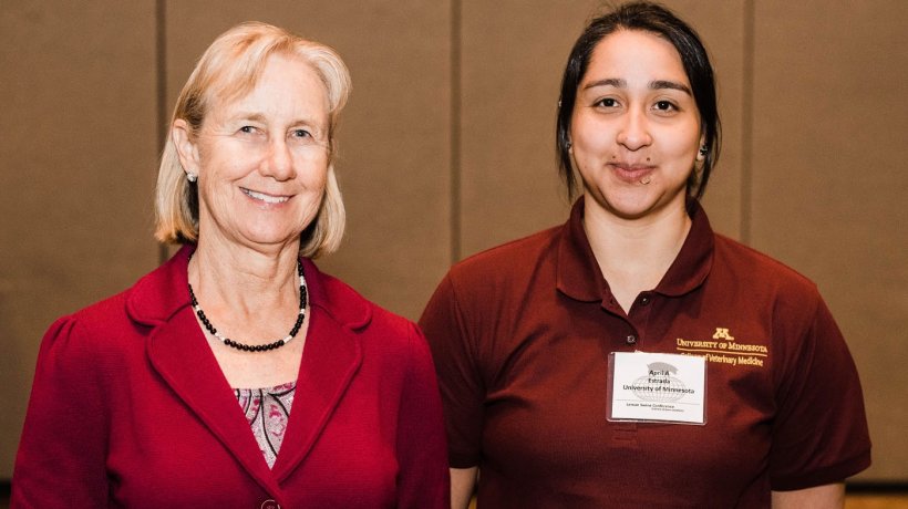 Dr. Connie Gebhart and her PhD student April Estrada
