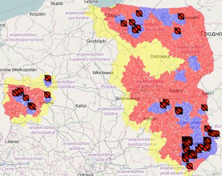 <p>ASF outbreaks in domestic pigs in 2020</p>
