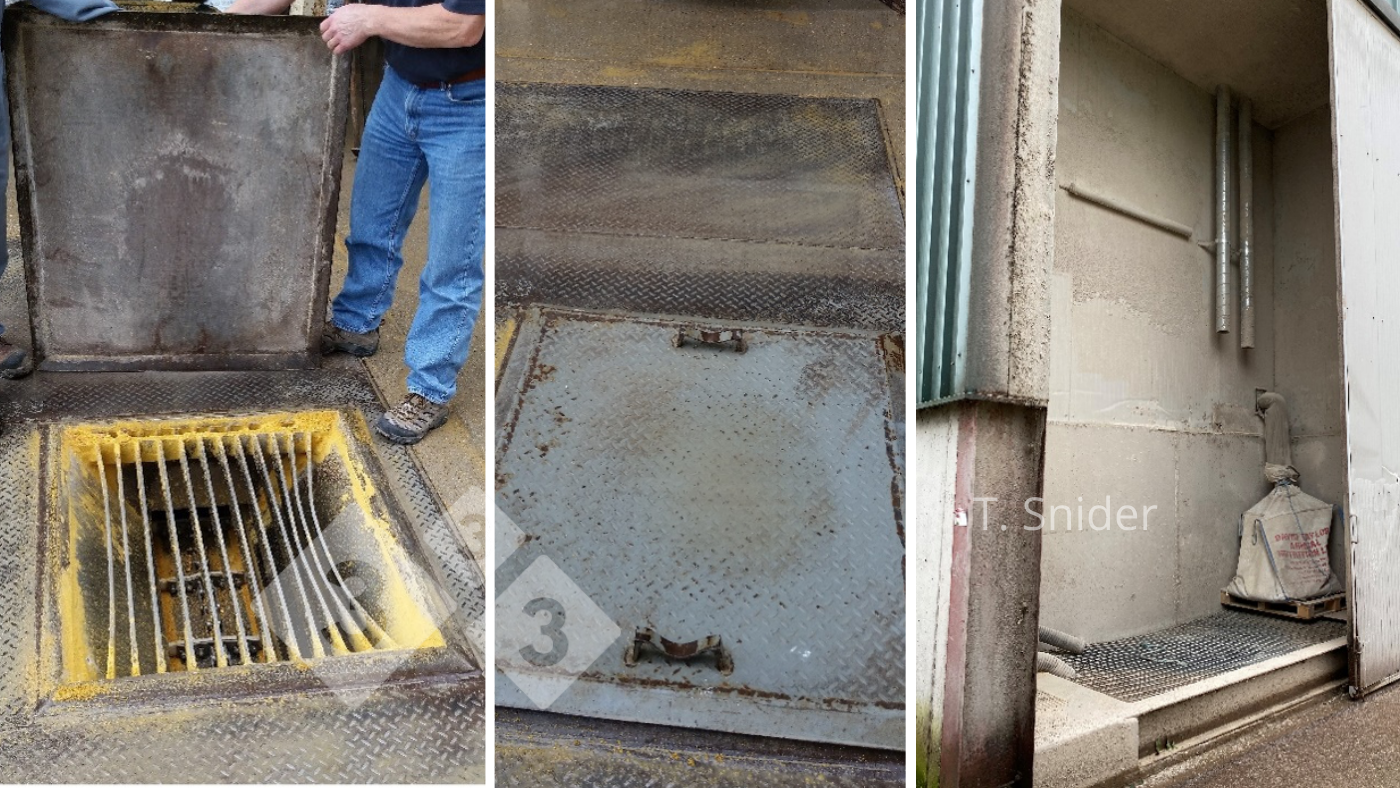 Image 3. Examples of systems that protect ingredient intake locations from contamination when not in use. North America and Europe.
