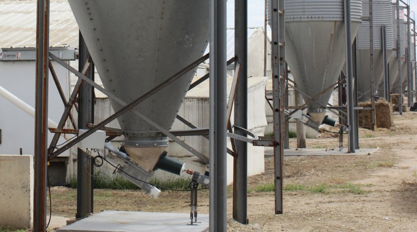 The automatic Flow Pro Bin Agitator eliminates feed bridging in bulk feed
tanks without the use of damaging vibrations or repetative, blunt impacts.