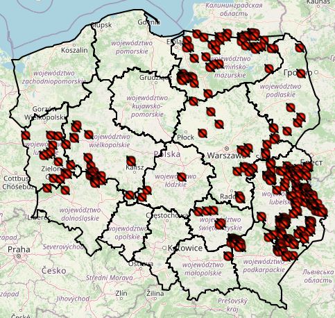 <p>ASF outbreaks in 2018- 2021</p>
