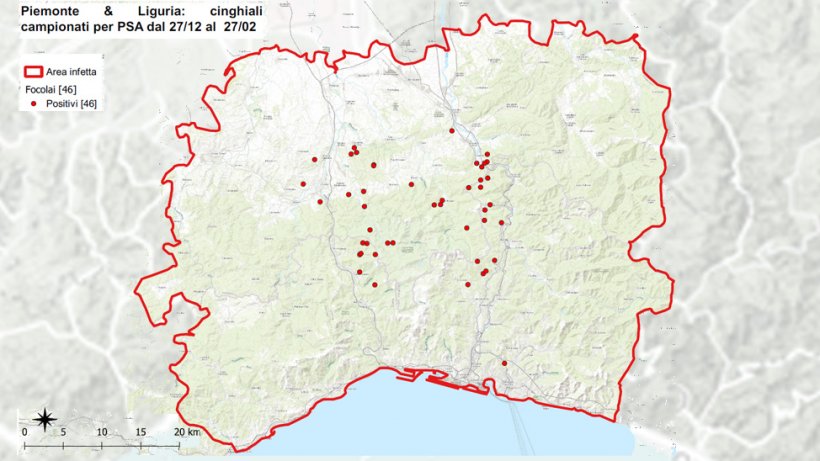 Map of ASF outbreaks

