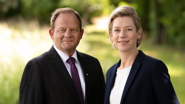 Dr. Lothar Hövelmann and Freya von Czettritz
