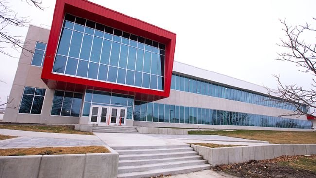 Interior finishing work continues on phase 1 construction at the Veterinary Diagnostic Laboratory, scheduled for completion this fall. Photo by Christopher Gannon.