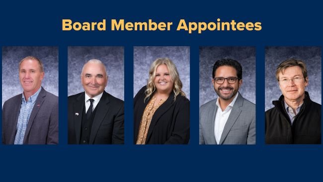 Left to right: Al Wulfekuhle, Dr. Gordon Spronk, Morgan Wonderly, Santiago Vazquez, Stewart Leeth