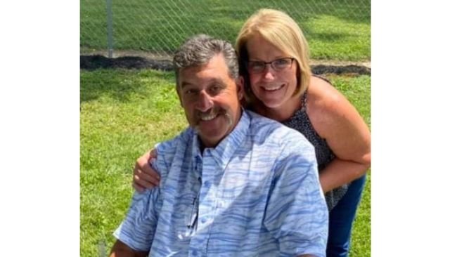 Robbie Shaw with his wife, Michelle