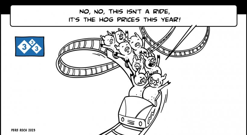 Roller coaster in the swine industry
