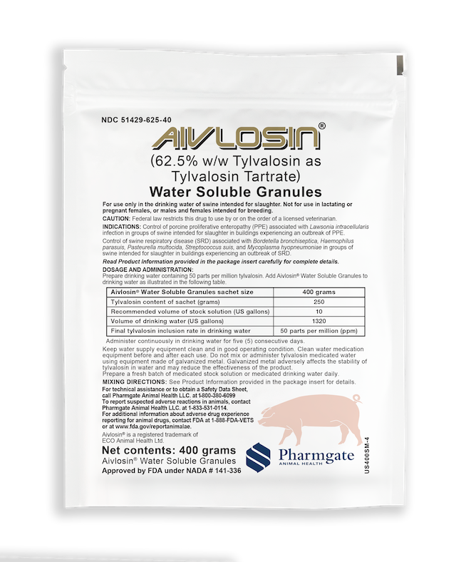 Aivlosin® WSG now licensed to be used in reproducing sows – Corporate information