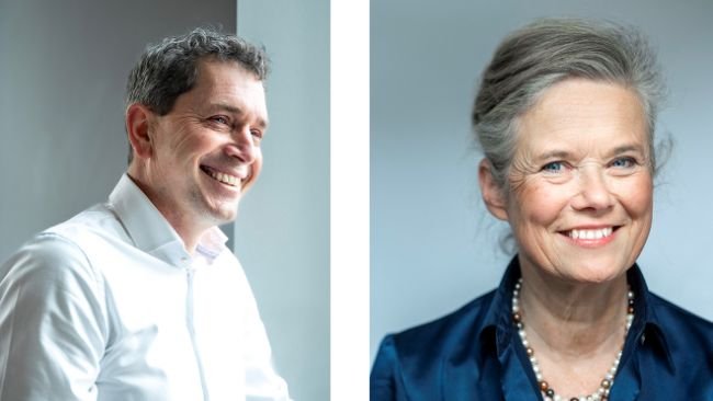 Stefan Bulthuis (left) and Margret Kleinsman (right).