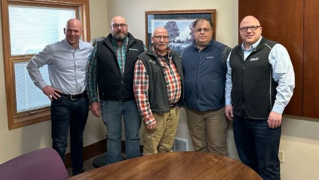 From left to right Raf Beeren, Matt Hueber, Jon Hueber, Dietrich Johnson, Bryce Martin