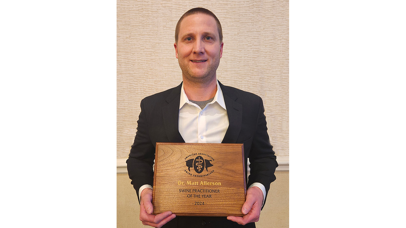AASV acknowledges 2024 Swine Practitioner of the Yr – Press releases from the swine sector