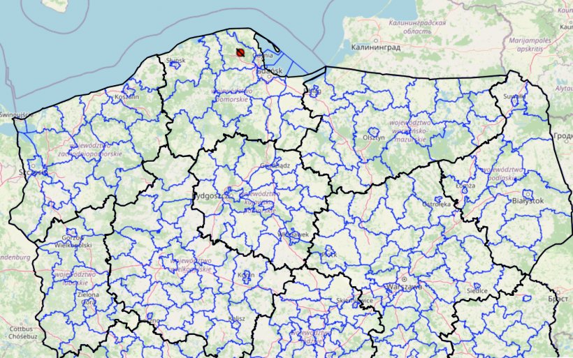 First outbreak of ASF in pigs in Poland in 2025. Source: General Veterinary Inspectorate.