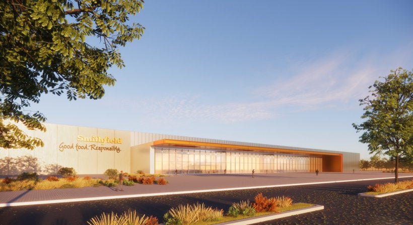 Smithfield Foods preliminary Sioux Falls facility design concept.