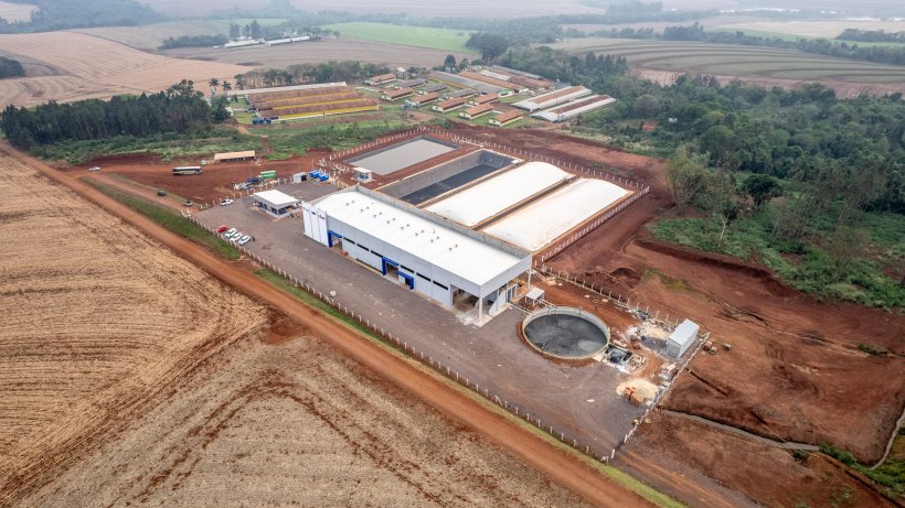 Primato biogas plant located in Ouro Verde do Oeste (Paraná, Brazil).