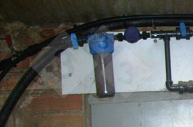 Figure 4.&nbsp;The filter is an essential element for maintaining the pipes system clean.
