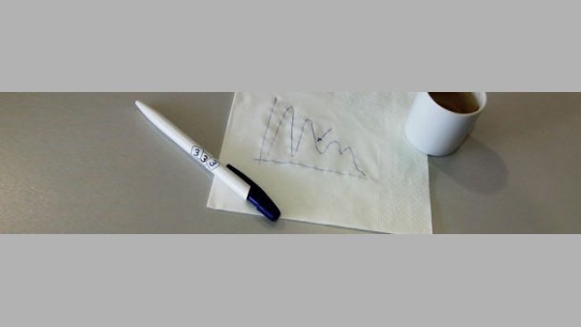 A distribution on your napkin