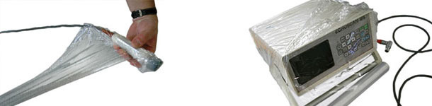 Protecting the ultrasound scanner with cling film