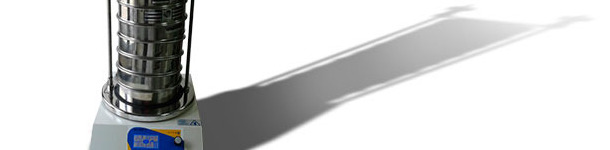 Sieve stack on a sieve shaker