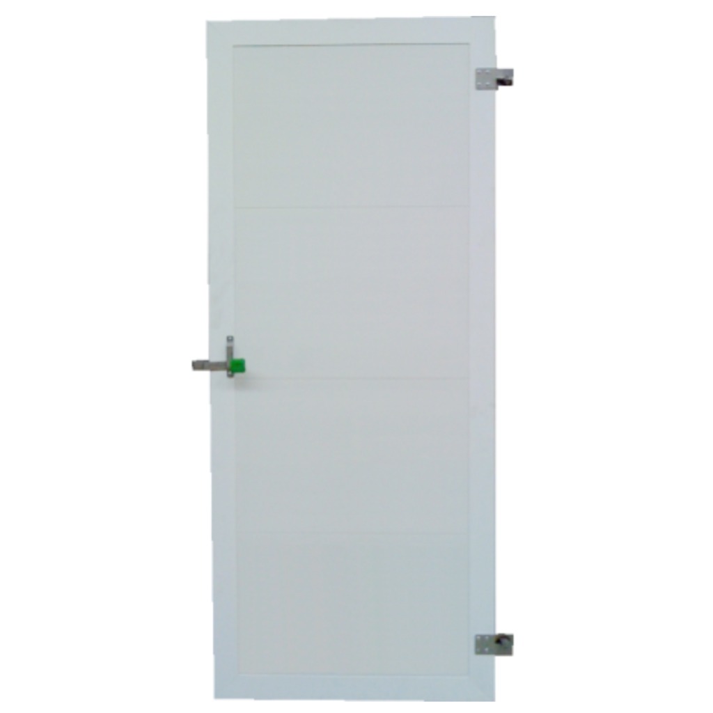 Porta piana in PVC con telaio in alluminio, 100 x 200 cm
