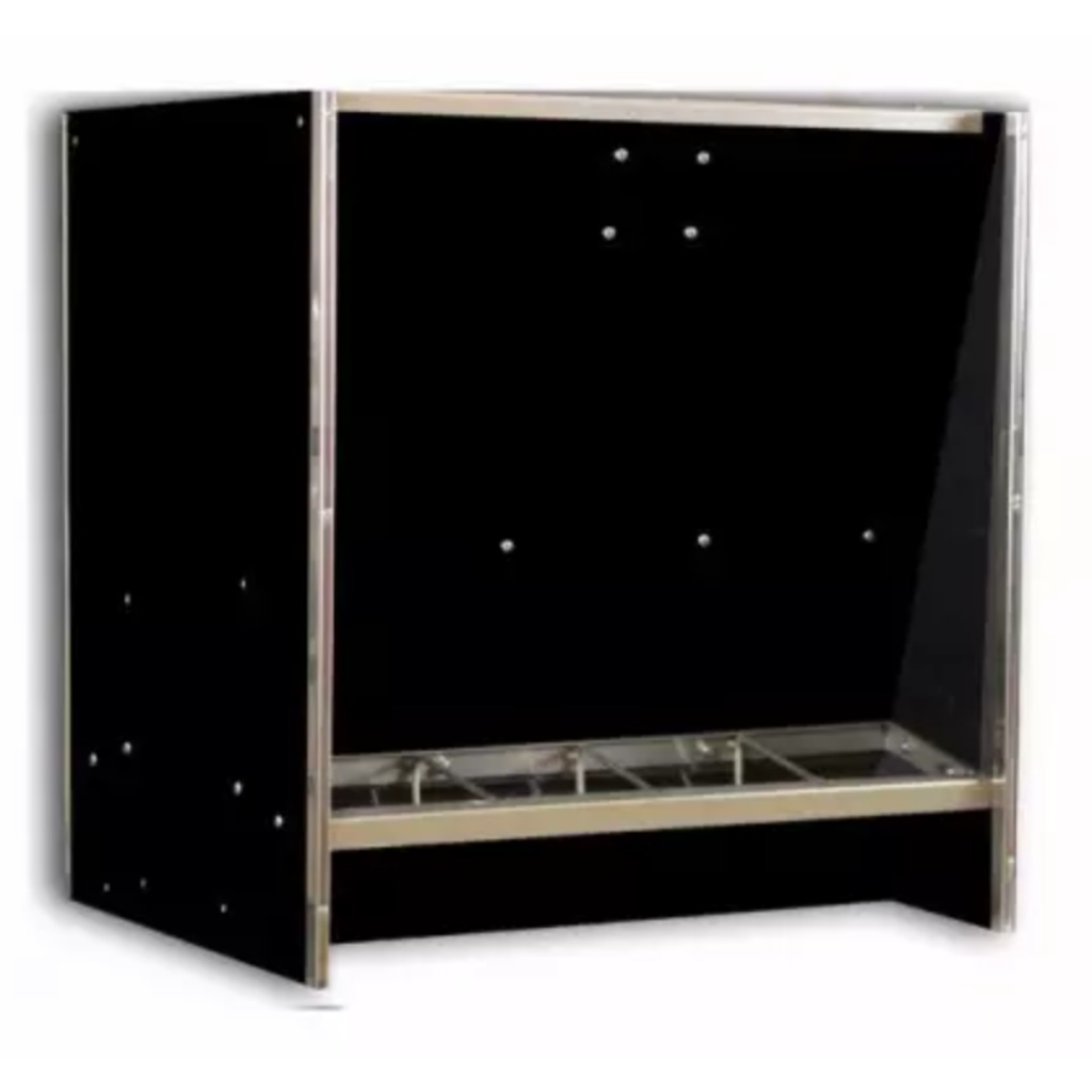 Tramoggia in polietilene FM con 4 doppie aperture per suinetti svezzati, 169 L