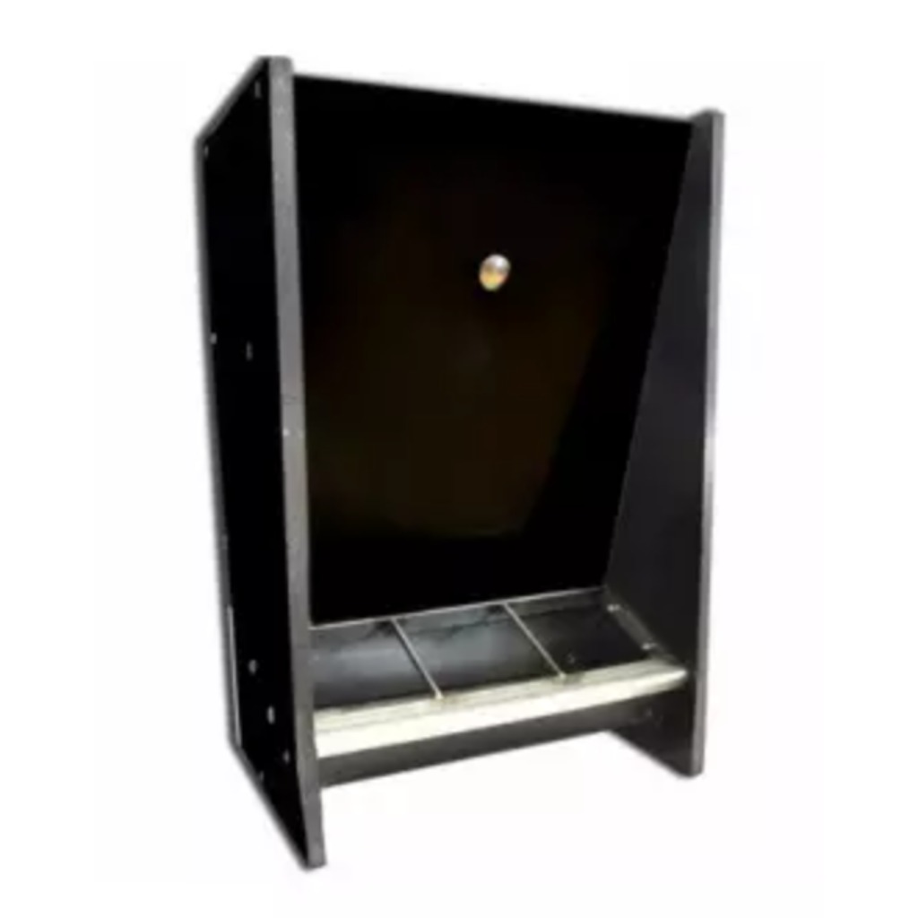 Lej polietylenowy FM z 3 pojedynczymi wlotami dla tuczników 169 L