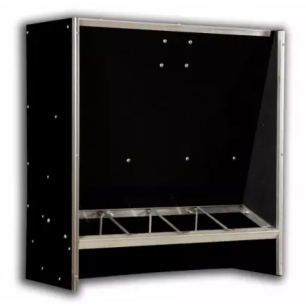 Tramoggia in polietilene FM a 4 bocche singole per suinetti svezzati 84 L