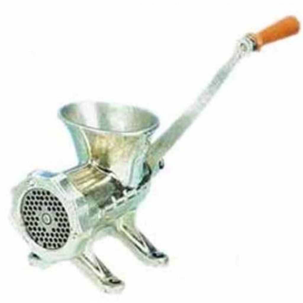 Garhe nr 12. Ręczna maszynka do mielenia mięsa o owalnym wlocie