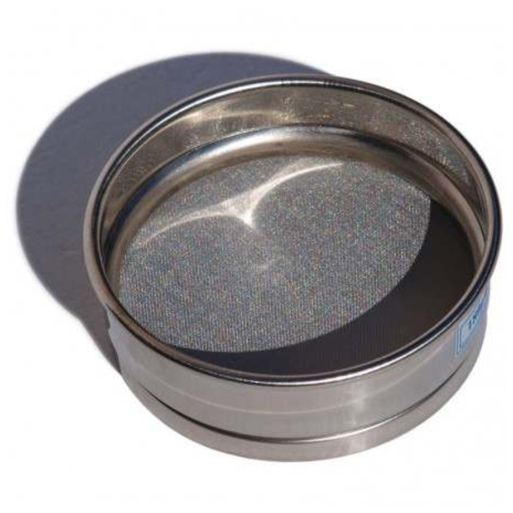 Stainless steel sieve with mesh for trichina