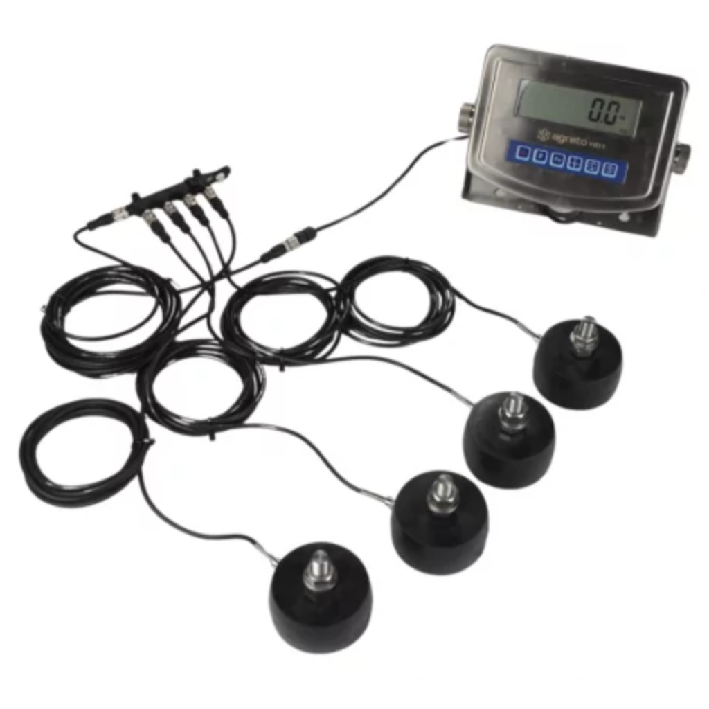 Kit balance Agreto HD1 : 4 pieds de pesée de 1 t avec écran