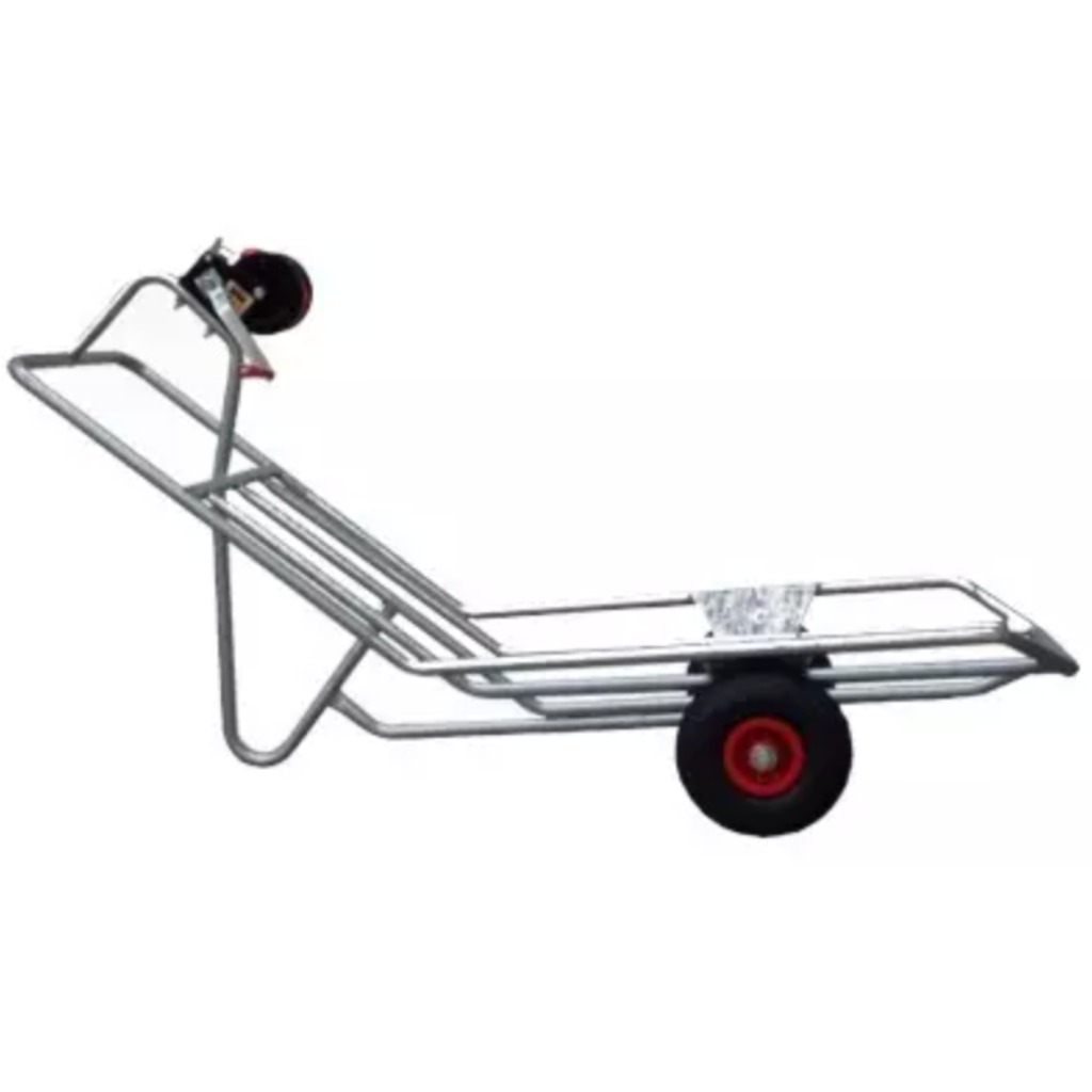 Carro funebre zincato con verricello