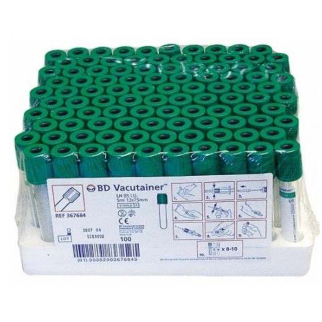 Probówki BD Vacutainer z heparyną litową 4 ml