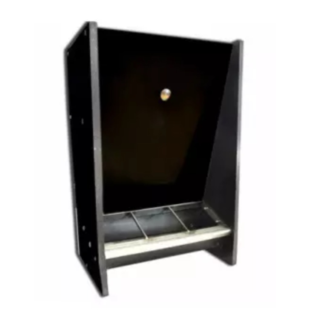 Lej polietylenowy FM z 3 podwójnymi wlotami dla tuczników 338 L