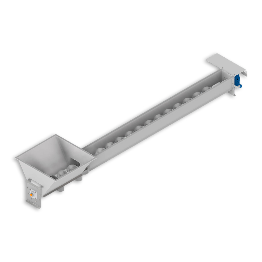 Sinfines repartidores de fracción sólida