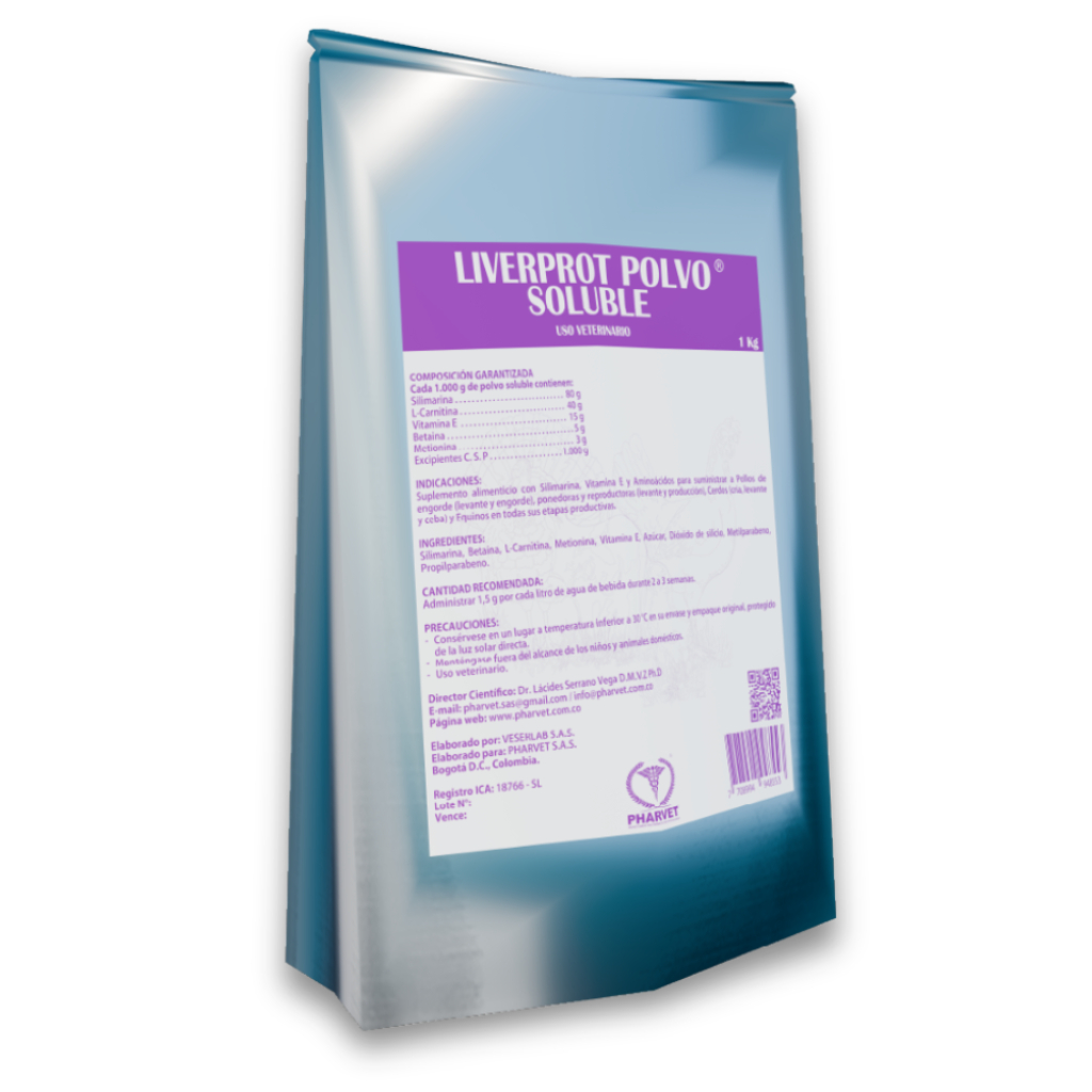 LIVERPROT POLVO SOLUBLE: Protector y regenerador hepático