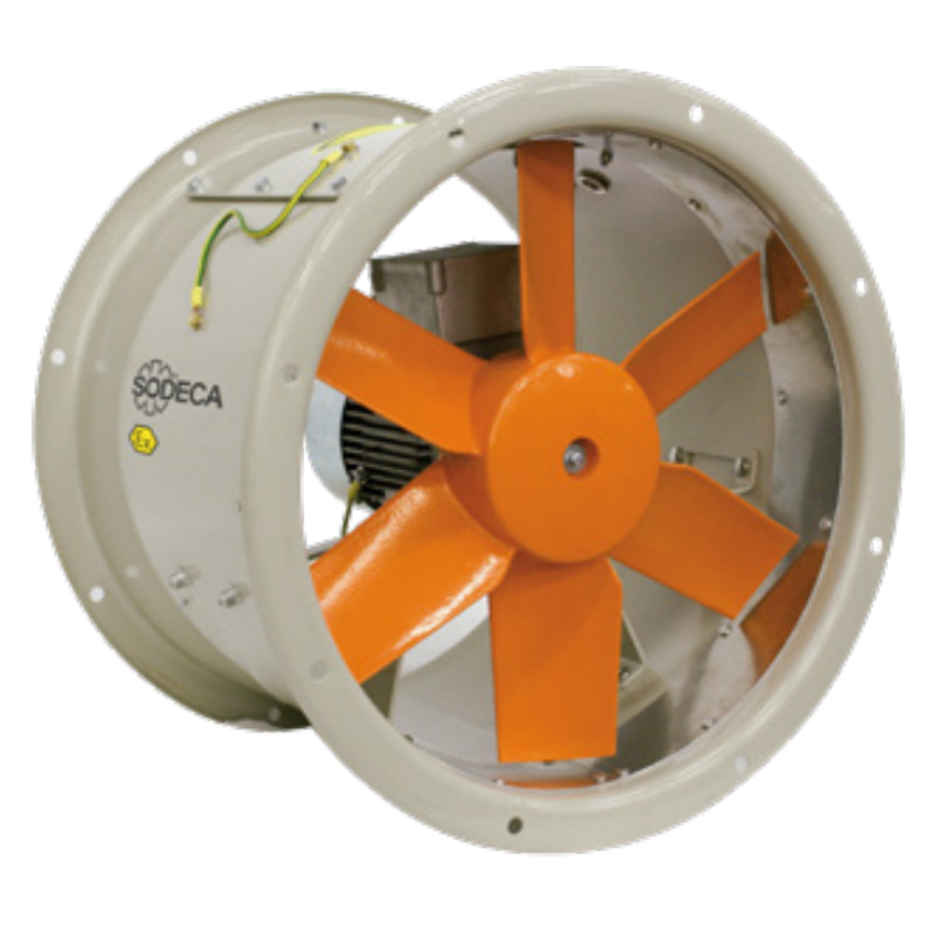 Sodeca HCT/ATEX Extractor helicoidal atmósferas Explosivas ATEX