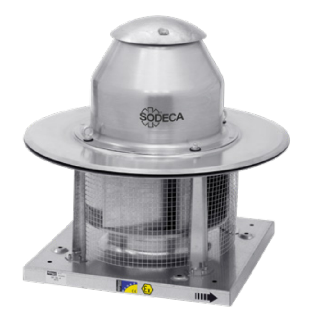 Sodeca CHT/ATEX Extractor centrífugo de tejado