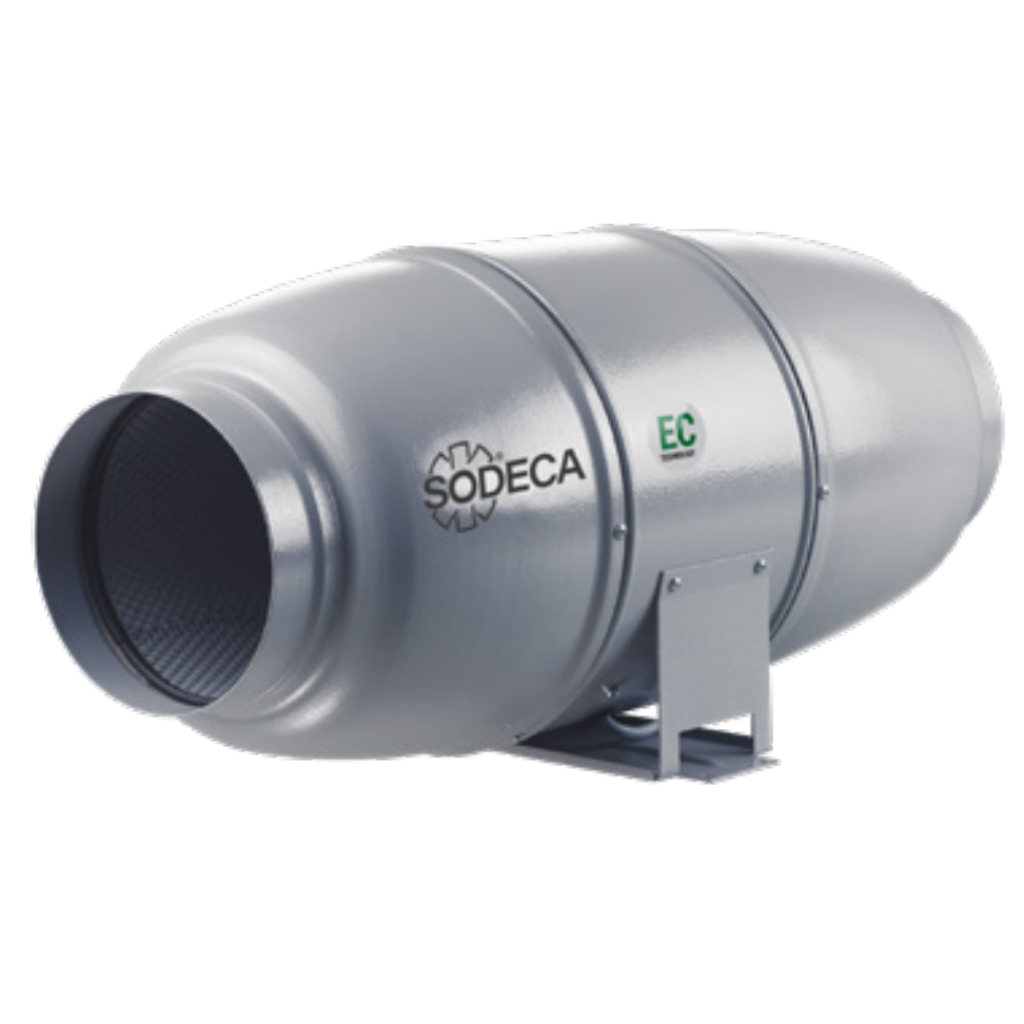 Sodeca NEOSILENT/EC Extractores en línea para conductos de bajo nivel sonoro