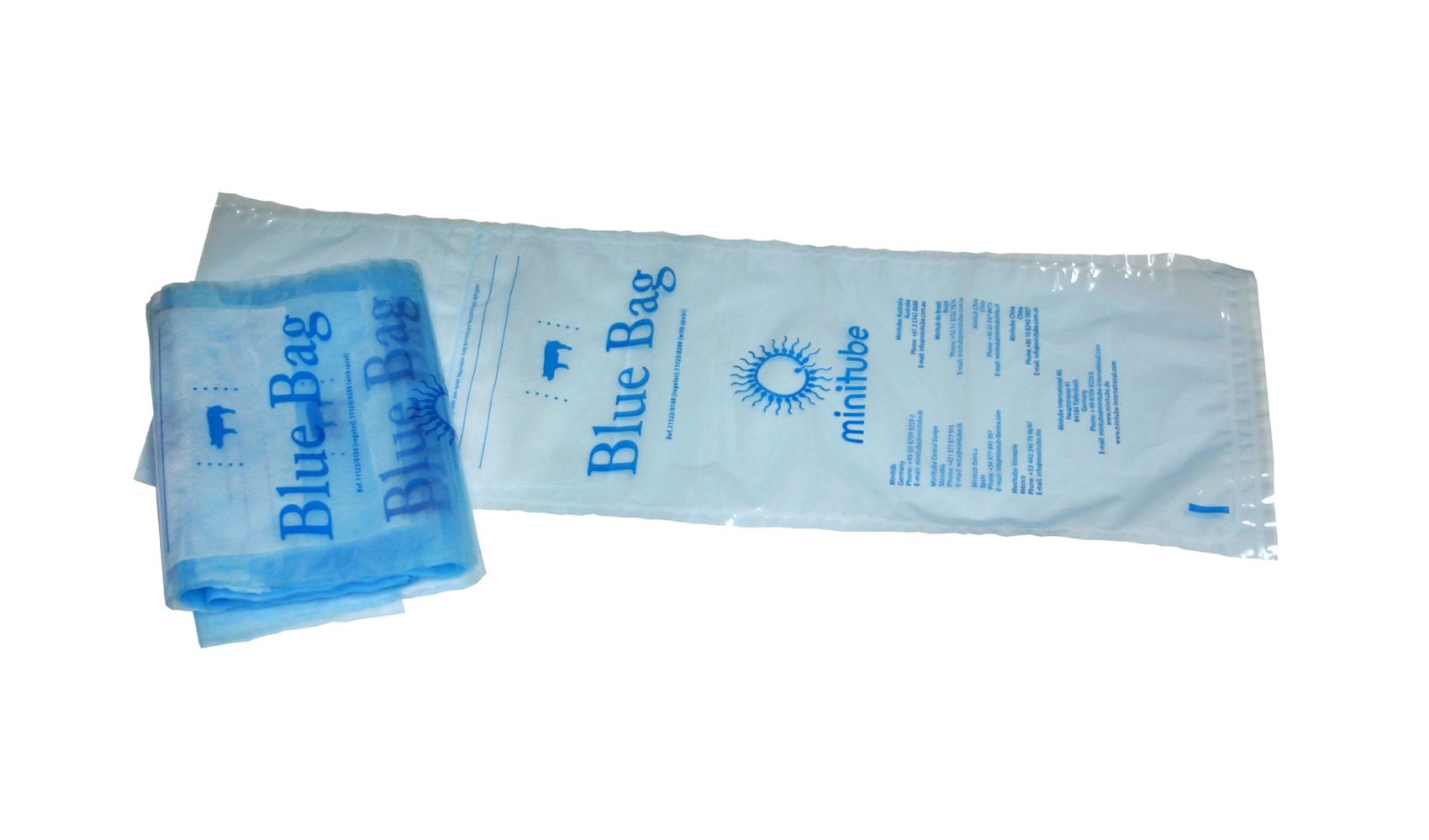 Blue Bag: Semen collection bag with filter (2) Blue Bag: Semen collection bag with filter (2)