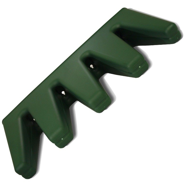 Boot rack for 2 pairs, PVC green. (2) Boot rack for 2 pairs, PVC green. (2)