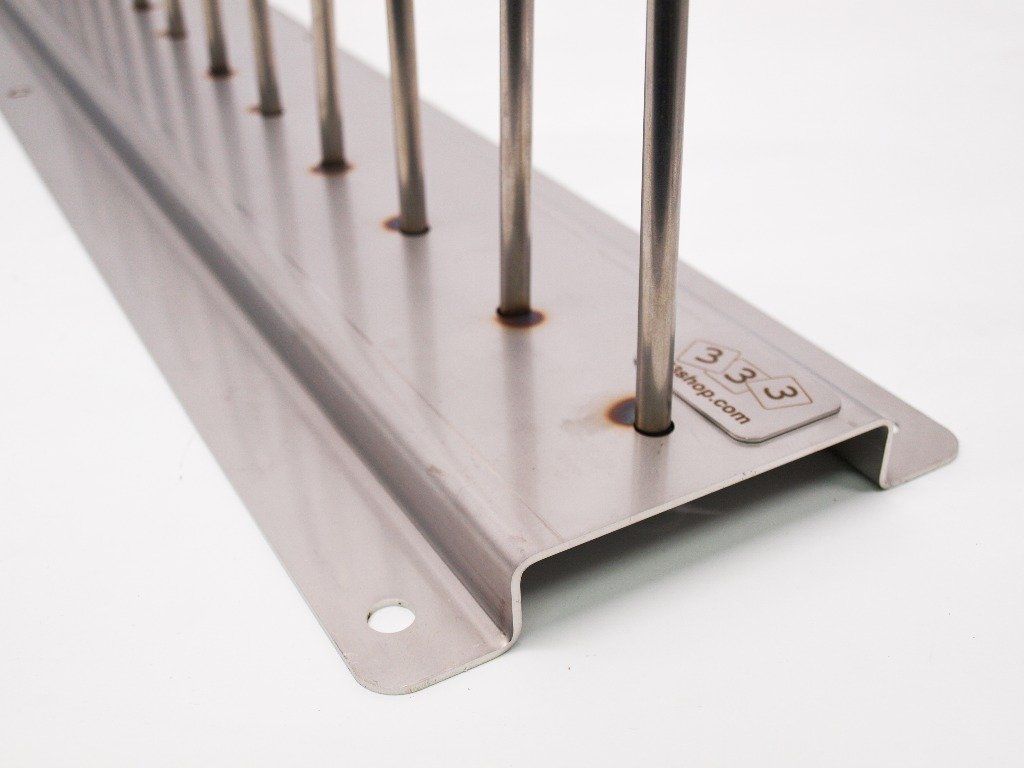 Boot rack for 3 pairs, stainless steel (2) Boot rack for 3 pairs, stainless steel (2)