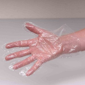 Disposable pre-collection plastic gloves. (2) Disposable pre-collection plastic gloves. (2)